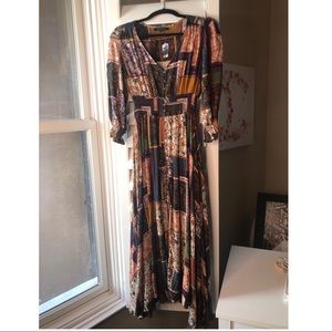 Boho patchwork dress